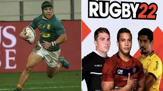 Springbok lightning bolt Cheslin Kolbe sidesteps onto the cover of much anticipated Rugby 22 video game