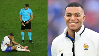 Euro 2024: Insult and injury for Kylian Mbappe as star is shown yellow after suffering nasty knock