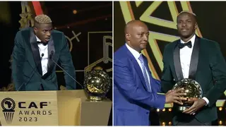 Victor Osimhen Pays Tributes to African Football Legends After Winning CAF Player of the Year Award