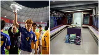 Japan players leave dressing room spotless after shocking win over Germany, photos