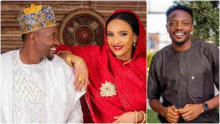 Super Eagles captain Musa shares more photos from his secret wedding with new wife as they step out in style