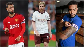 De Bruyne, Reece James Top List of Highest Paid Premier League Captains