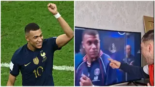 Fan shares hilarious moment of Mbappe scared by whistle, video