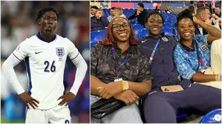 Euro 2024: Kobbie Mainoo's England debut ends with heartwarming time with charming sisters
