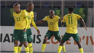 AFCON 2023: Percy Tau and Bafana Bafana Staying Grounded Despite Huge Win vs Namibia