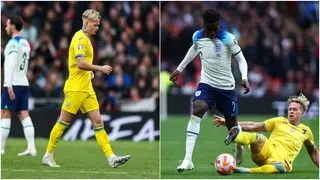 Arsenal Fans Glad They Missed Out on Mudryk As Bukayo Saka Sits Chelsea Star During England vs Ukraine Tie