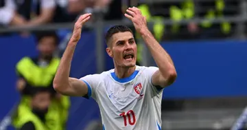 Patrik Schick got Czech Republic's equaliser against Georgia.