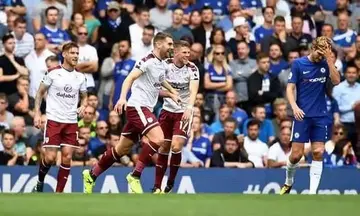 Burnley defeat Chelsea at Stamford Bridge