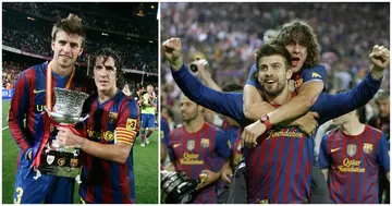 Carles Puyol, Gerard Pique, Barcelona, Spain, LaLiga, Champions League, Copa del Rey