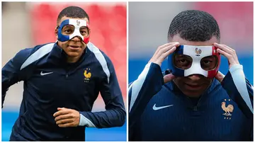 France forward, Kylian Mbappe, will have to wear a single coloured mask during matches at Euro 2024 due to UEFA rule