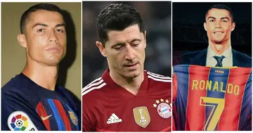Cristiano Ronaldo, Robert Lewandowski, Barcelona, Bayern Munich, Manchester United