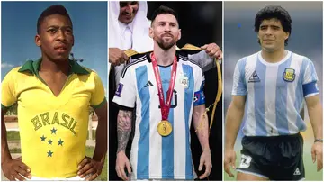 Lionel Messi, Diego Maradona, Pele, GOAT, Felipe Melo