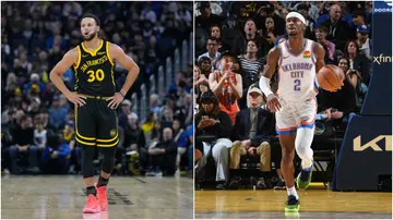 Stephen Curry, Golden State Warriors, Oklahoma City Thunder, NBA, NBA In-Season tournament, Chet Holmgren, Shai Gilgeous-Alexander, Andrew Wiggins