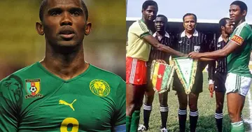 FECAFOOT President Samuel Eto’o has reflected on Cameroon’s maiden AFCON title won in 1984. Photo credit: @SamuelEtoo