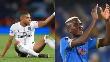 Kylian Mbappe and Osimhen