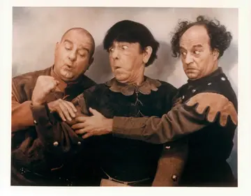 Were the Three Stooges at the first Super Bowl halftime show?