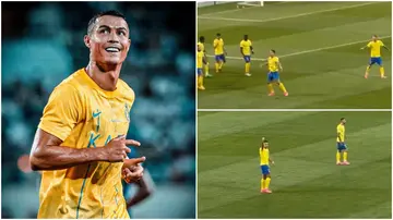 Cristiano Ronaldo's priceless reaction after crowd chanted his name goes viral
