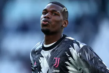 Paul Pogba during warm up before the Serie A football match between Juventus Fc and Ac Monza
