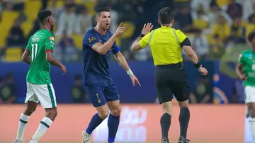 Cristiano Ronaldo, Al-Nassr, Al Etiffaq, referee