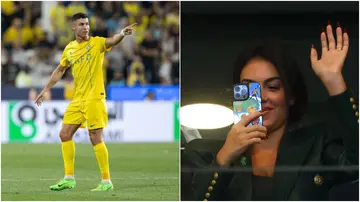 Georgina Rodriguez took to Instagram to celebrate after Cristiano Ronaldo set a new record for goals scored in a Saudi Pro League season.