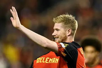 Brilliant Belgian: Kevin De Bruyne scored and assisted in Belgium's 2-1 win over Wales