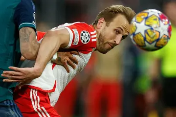 'It's why we moved': Bayern Munich's Harry Kane in action against Arsenal on Wednesday