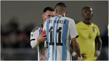 Lionel Messi, Angel Di Maria, Argentina, Ecuador, El Monumental.