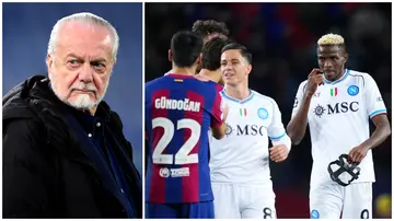 De Laurentiis, Barcelona, Napoli, Victor Osimhen, Champions League, Rober Lewandowski