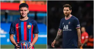 Lucas Roman, Lionel Messi, Barcelona