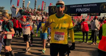 Mamelodi Sundowns' technical team members were among the numerous entrants in this year's Comrades Marathon.