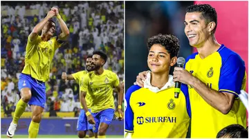 Cristiano Jr. Cristiano Ronaldo, Al-Nassr, Under 13, goal