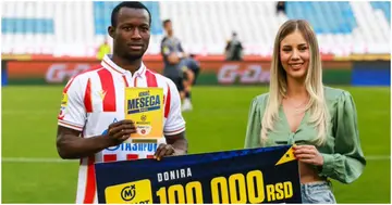 Osman Bukari, Red Star Belgrade, Player of the Month, Serbia