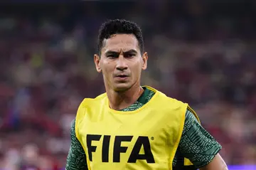 Ganso of Fluminense warming up during the FIFA Club World Cup Saudi Arabia Semi-Final match against Al Ahly FC on December 18, 2023, in Jeddah, Saudi Arabia