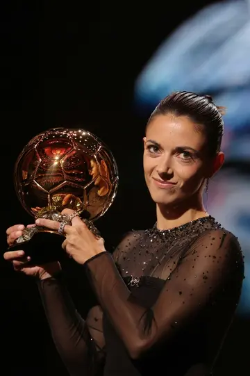 Aitana Bonmati won the Women's Ballon d'Or after starring as Spain won the World Cup
