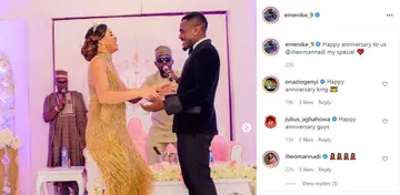 Emmanuel Emenike and his wife celebrate 1460 days of blissful togetherness