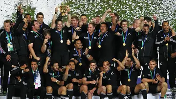 Rugby World Cup winning captains