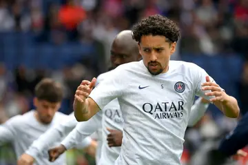 PSG captain Marquinhos joined the club in 2013 and will be with them at least until 2028