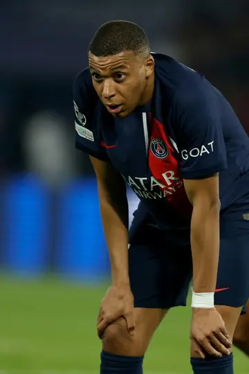 It was a disappointing night for Paris Saint-Germain's Kylian Mbappe