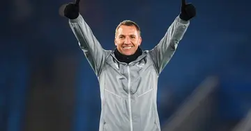 Leicester City boss Brendan Rodgers. Photo: Getty Images.