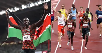 Kenya's Emmanuel Korir bags gold in 800m final.