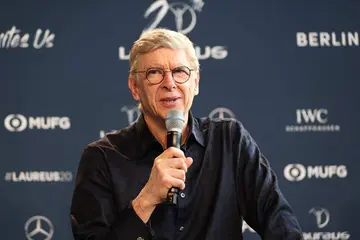 Arsene Wenger during a past event. Photo: Getty Images.