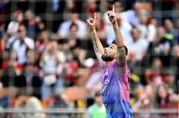 Olivier Giroud won the 2022 Serie A title with AC Milan