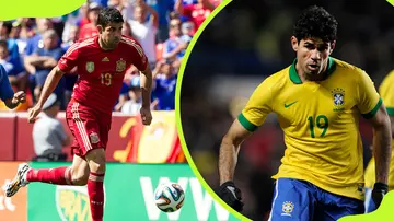 Diego Costa played for the Brazilian and Spanish national teams