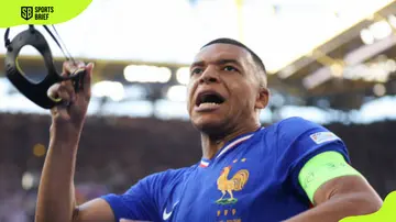 Kylian Mbappe at the UEFA Euro 2024