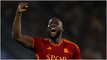 Romelu Lukaku, AS Roma, Empoli, Stadio Olimpico. 