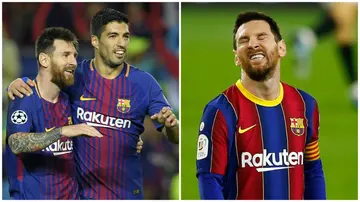 Lionel Messi, Ronald Araujo, Luis Suarez