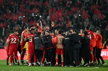 Turkey celebrate qualification for Euro 2024