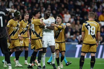 Real Madrid defender Antonio Rudiger got involved in some pushing and shoving and will be banned for the club's next league game