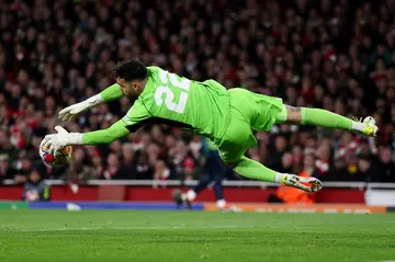 Arsenal goalkeeper David Raya was the hero against Porto in the Champions League last 16