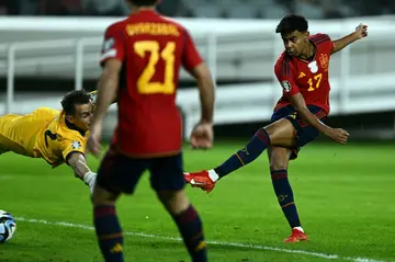 Teenager Lamine Yamal put Spain ahead